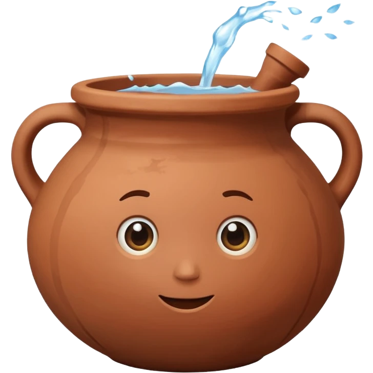 Loti in Marathi which holds water emoji