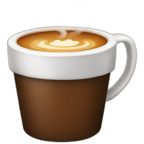 Hot coffee emoji