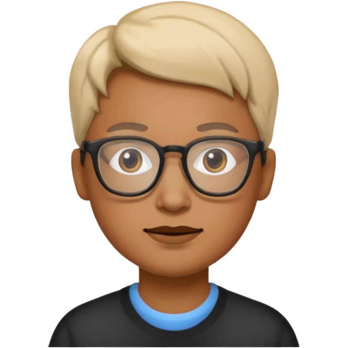 یک عدد عینک اضافه کن😬 emoji