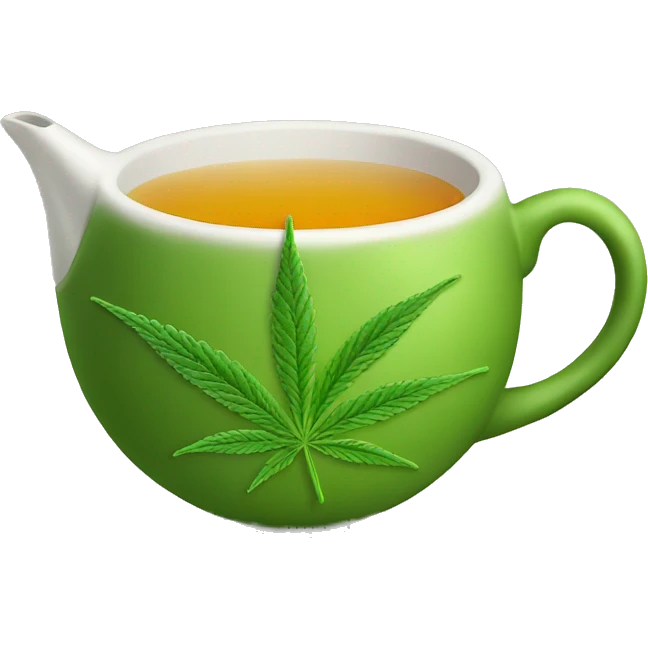 Cannabis tea emoji