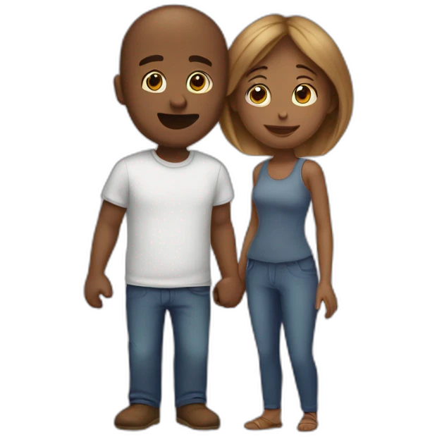 Couple qui s’embrasse emoji