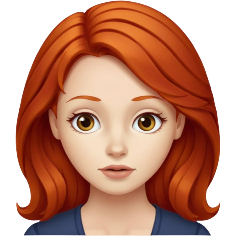  redhead lady says “I don’t know” emoji