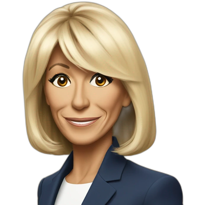 brigitte macron singe emoji