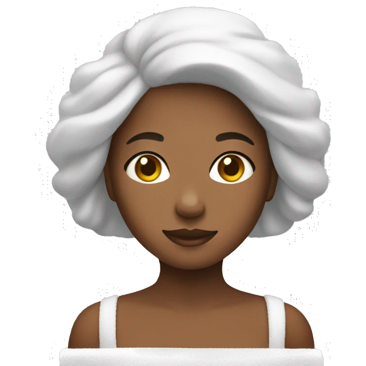 Cute spa girl emoji