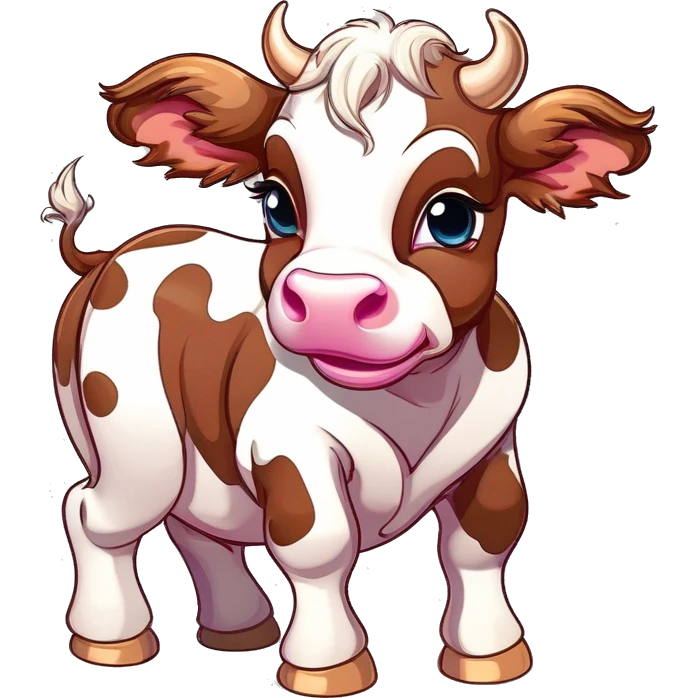 baby cow emoji