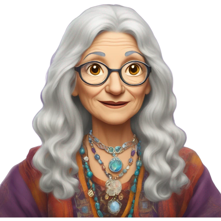 western astologer old lady emoji