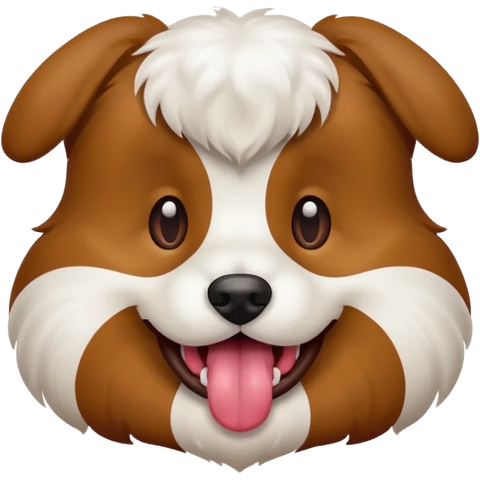 Dog with tongue out  emoji