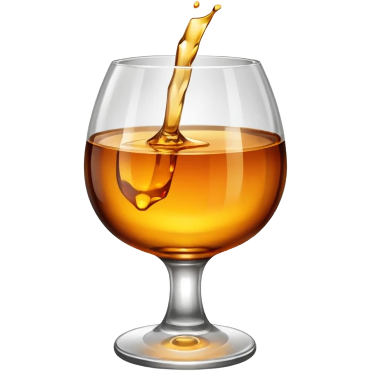 Brandy glass
 emoji