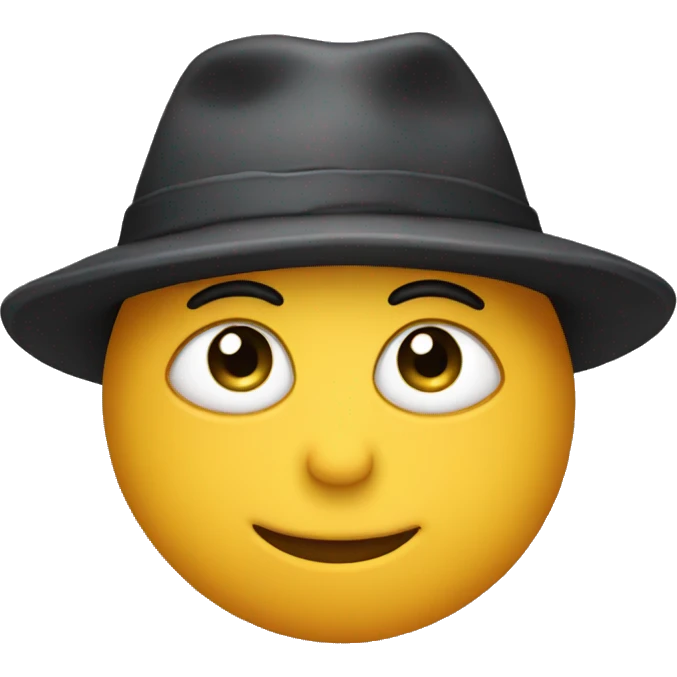 Eye roll wearing a hat emoji