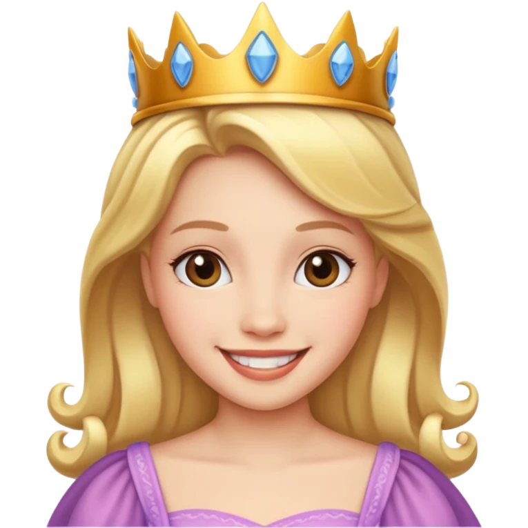 Princess poop emoji