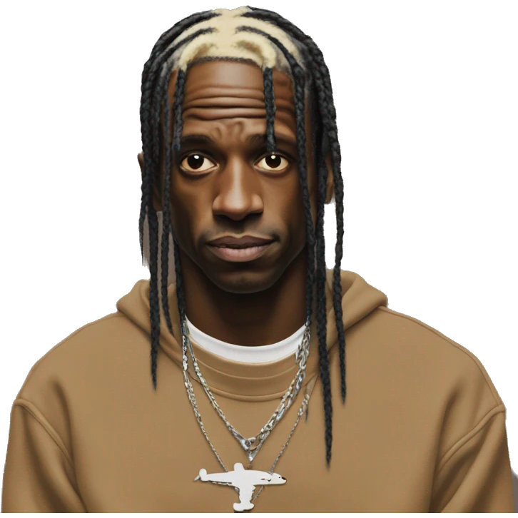 Travis Scott album cover emoji