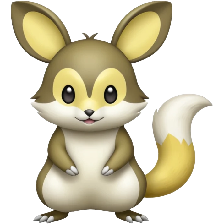 Patrat-Emolga-Pachirisu-Cacomistl-Fakemon-hybrid-creature (full body) emoji