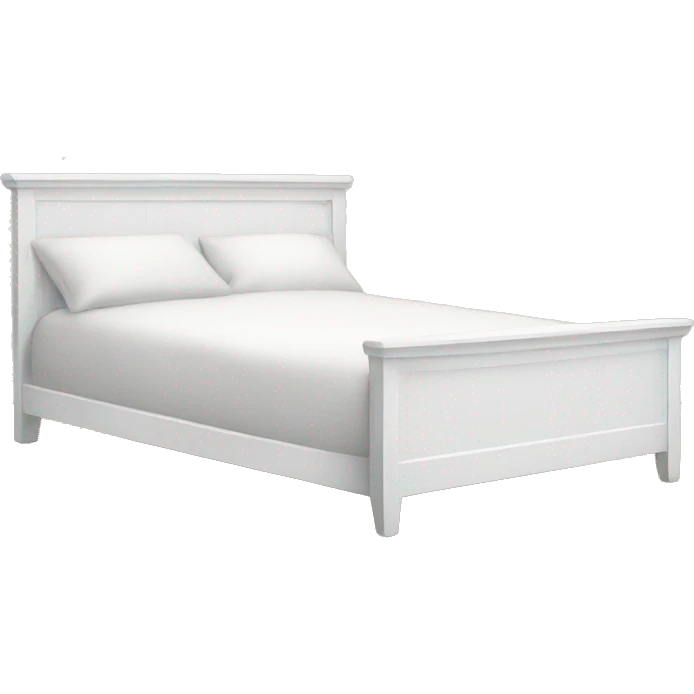 White bed emoji