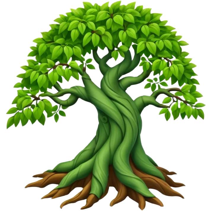 3d style proboscis tree emoji