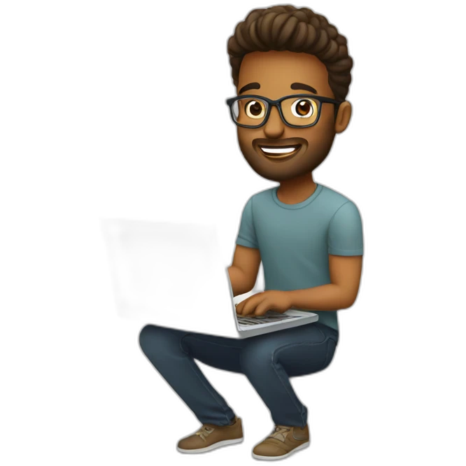 startup-designer-with-laptop emoji