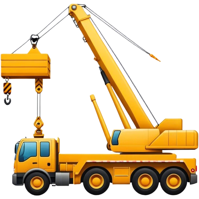 Offloading crane emoji