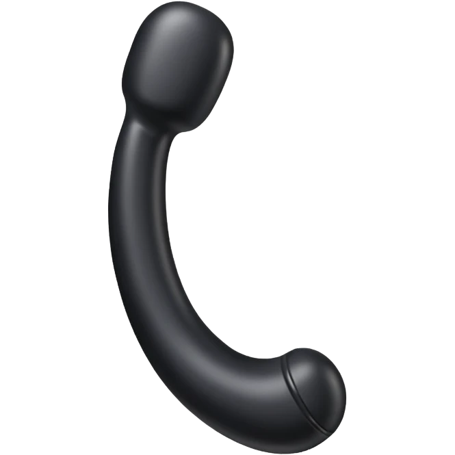 black dildo emoji