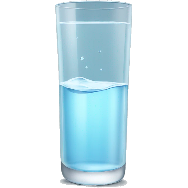 glass of water emoji