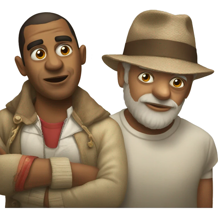 gigachad and pepe emoji