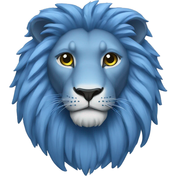blue lion emoji