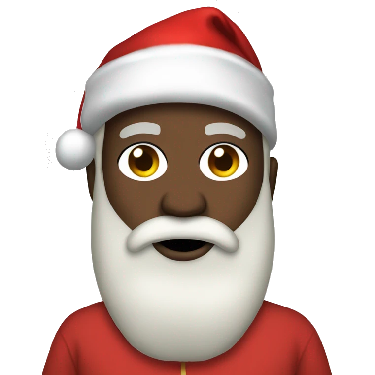 kanye west as santa emoji