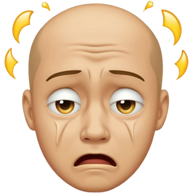 A man crying and mewing emoji
