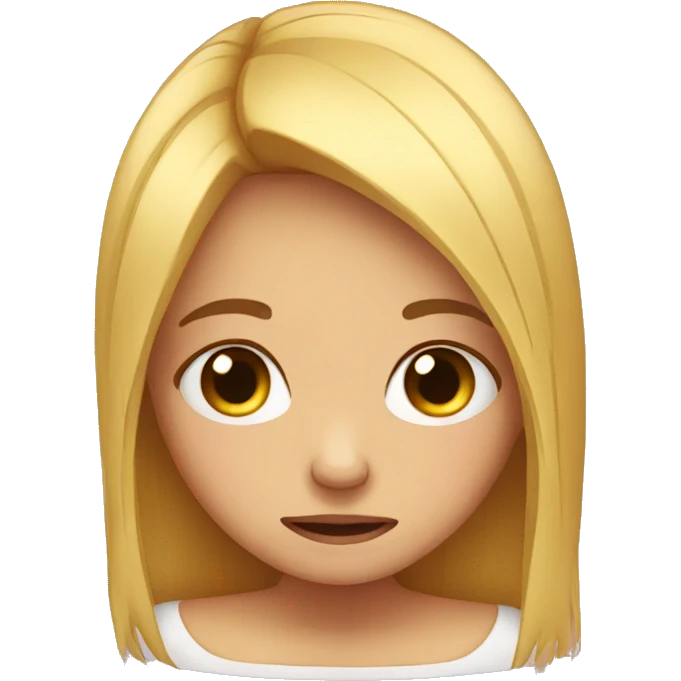 crying girl emoji