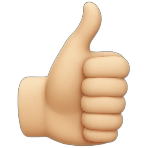 Thumb up emoji