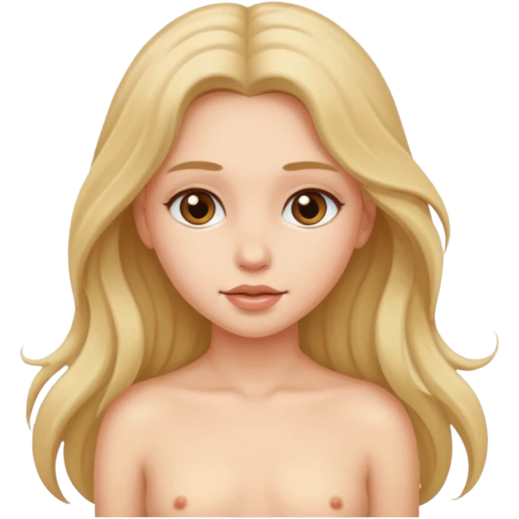 Голая девушка emoji