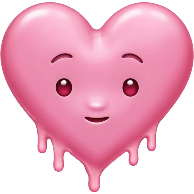 Sherbet heart emoji