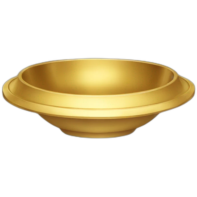 golden plate emoji