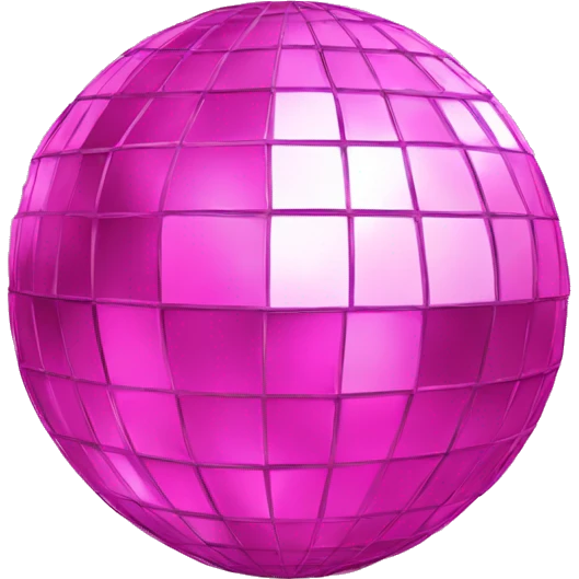 pink disco ball emoji