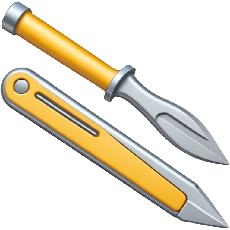 generate me a metalic cutter emoji