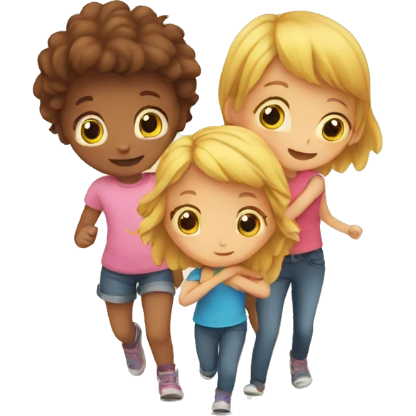 heart with kids emoji