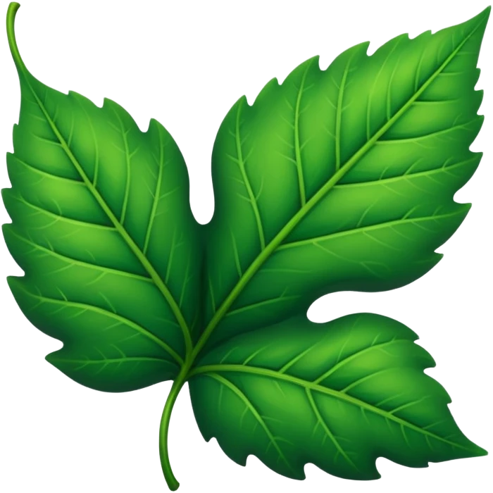 folha verde emoji