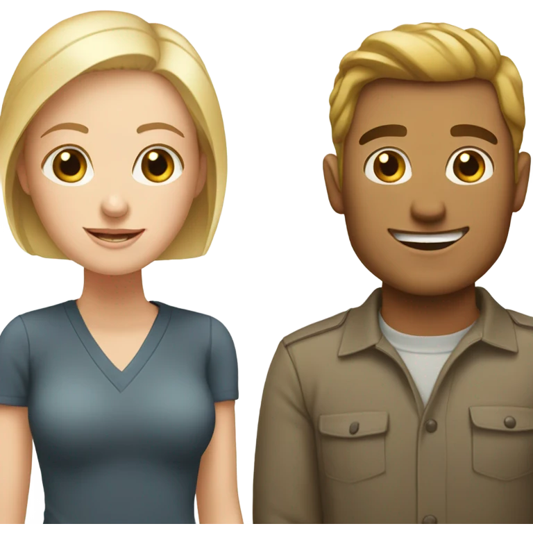 relationship between a white man and a white woman emoji