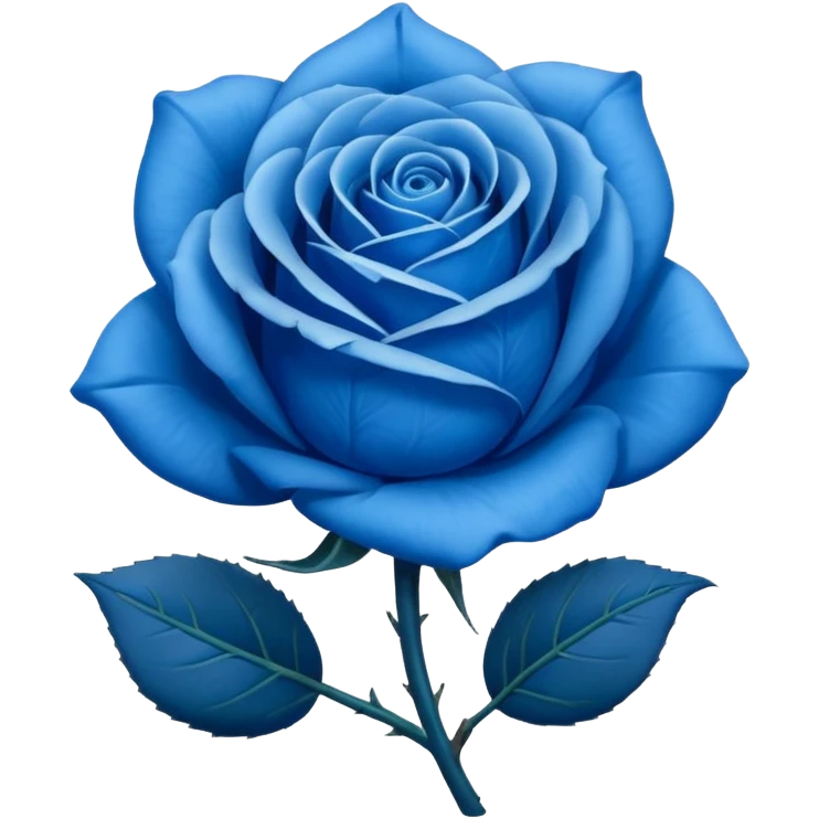 blue rose emoji