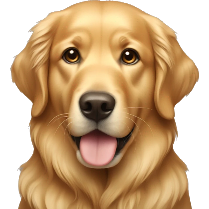 golden retriever male emoji