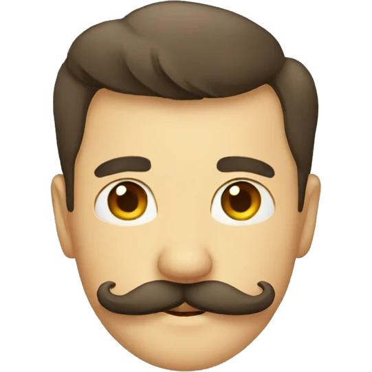 Moustache emoji