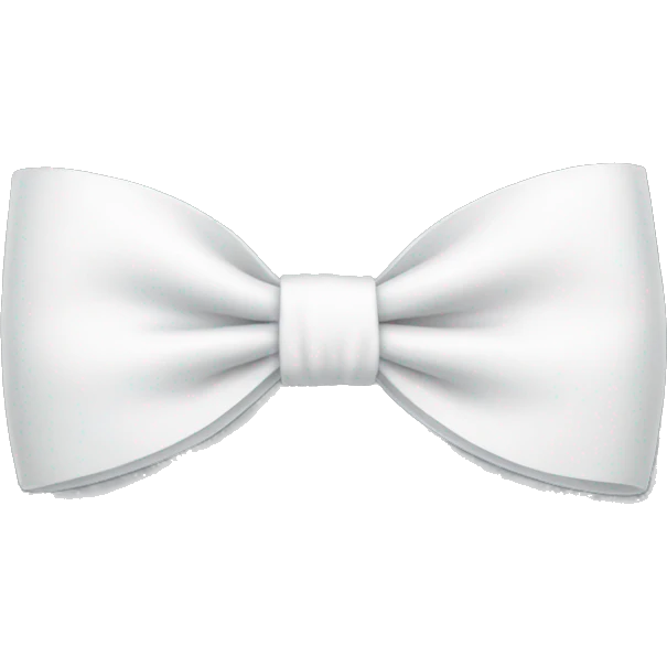 white bow emoji