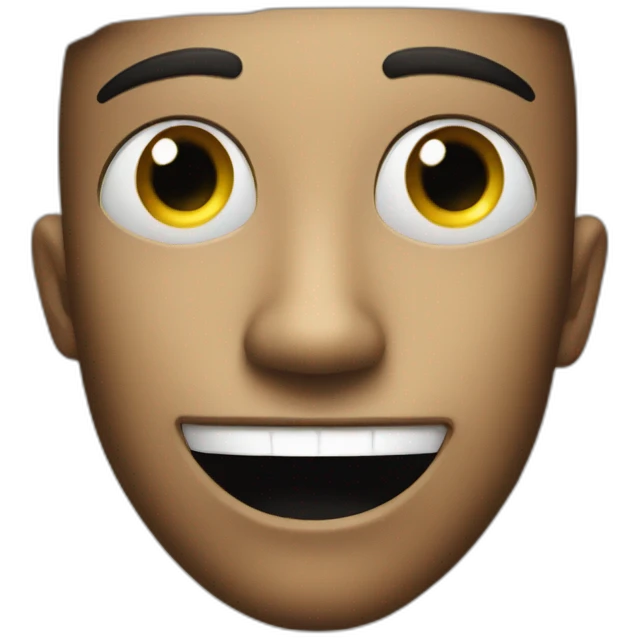Side eye and smile emoji