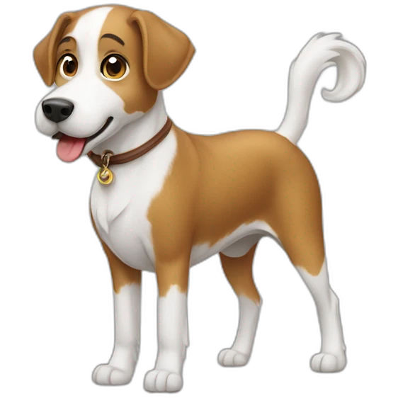 Chien sur cheval emoji