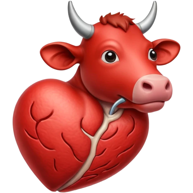 Cow heart emoji