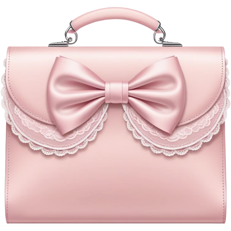 Light pink coquette folder emoji