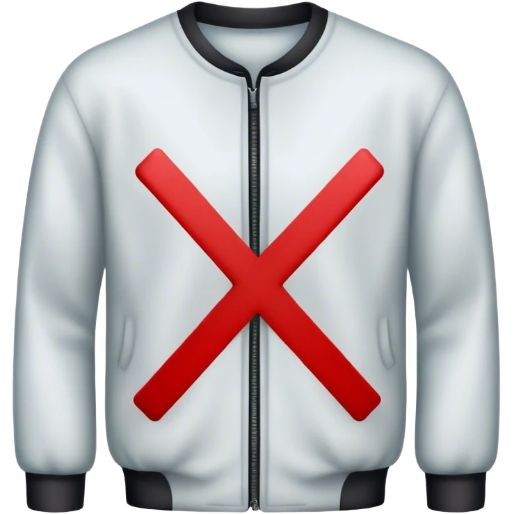 clothes crossed out with a red x emoji