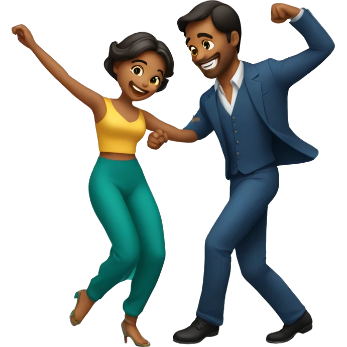 Pareja bailando  emoji