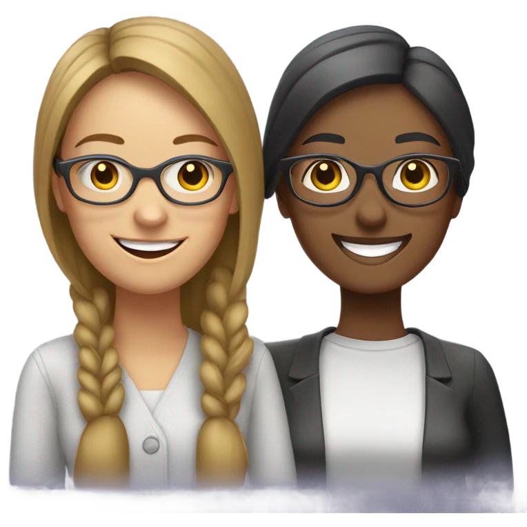 Couple women With Glases emoji