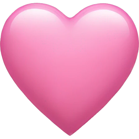 pink heart aesthetic emoji