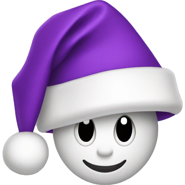 Purple Santa hat emoji