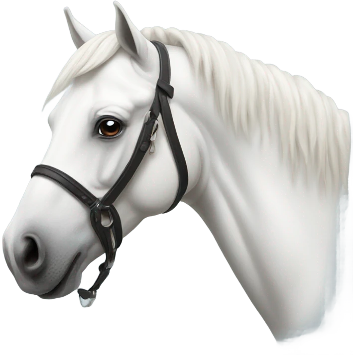 white horse  emoji